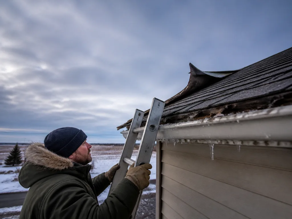 DIY vs when to call a pro for a typical North Dakota roof issue