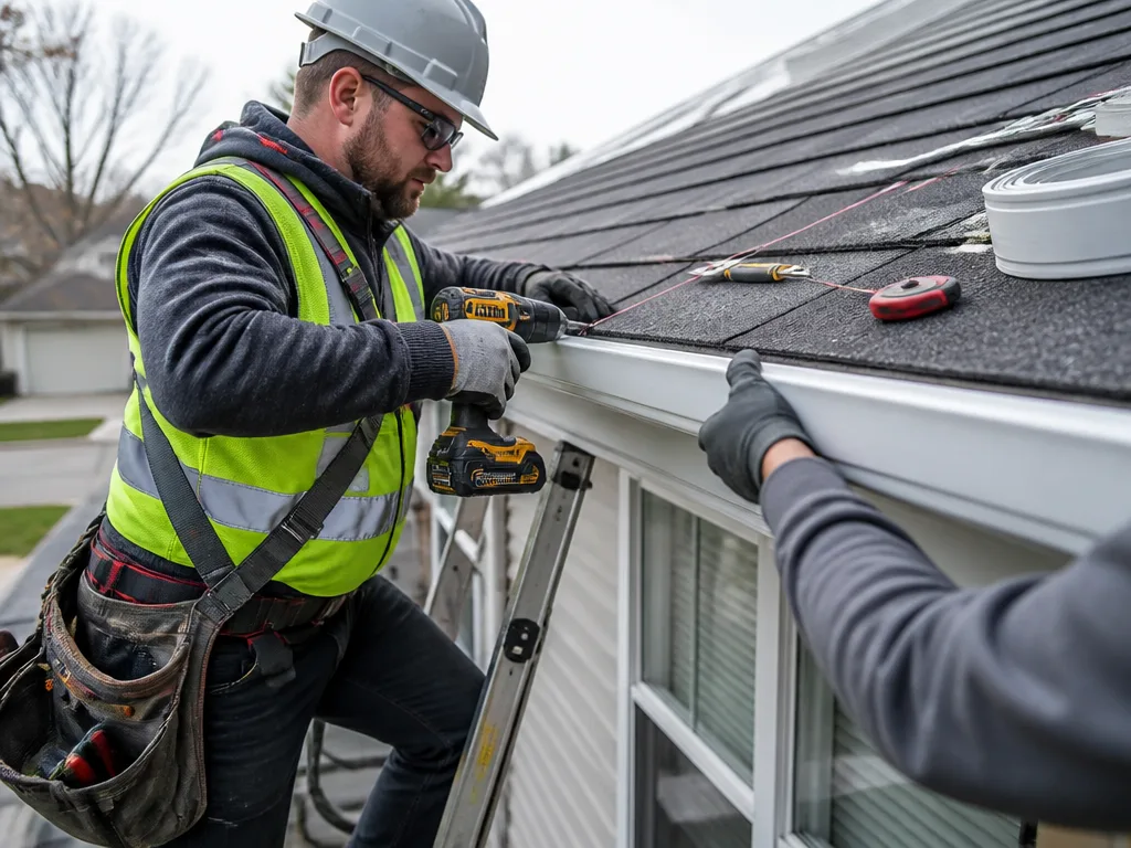 Vinyl Gutter Installation